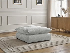 Светлосива шенилова табуретка Neil – Bobochic Paris