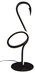 Дизайнерска настолна лампа черна с LED - Ingo