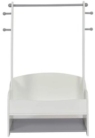 GINGER HOME Дървен щендер за дрехи WHITE/GREY