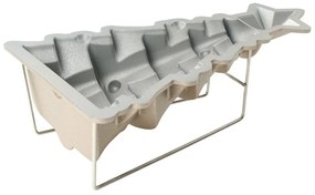 Бежова алуминиева форма за печене , 16 x 26 cm White Christmas Baking - Dr. Oetker