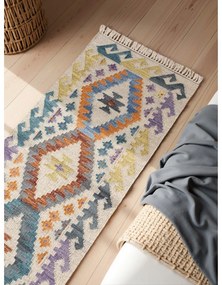 Двустранна/ръчно изработена вълнена пътека 60x190 cm Kamal Oasis – Nouristan