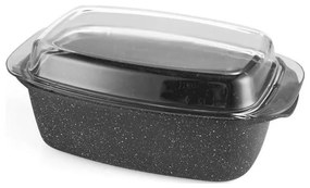 Тава за печене с капак 32x20x11 см, черна