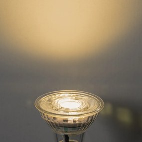 Комплект от 5 GU10 50mm 3-степенни димируеми LED крушки Kelvin прозрачни 4.9W 450 lm 2000-2700K