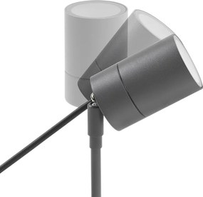 Интелигентен модерен прожектор антрацит IP44 вкл. WiFi GU10 - Solo