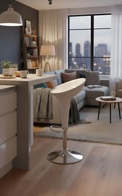 Бар стол Kolby-Бял (2) парчета