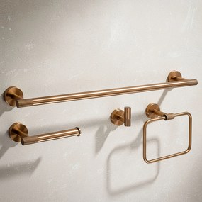 Комплект аксесоари за баня GRID Brush Copper 4 части