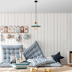 Висящо осветително тяло с метален абажур ø 24 cm Gece – Opviq lights