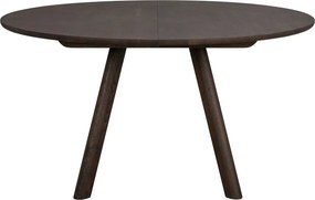 Кръгла сгъваема трапезна маса от масивен дъб ø 140 cm Clapperton – Rowico