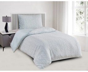 Зелено единично спално бельо от жакард 140x200 cm Florida – My House