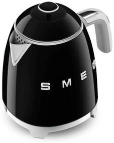 Черна електрическа кана от неръждаема стомана 800 ml Retro Style – SMEG