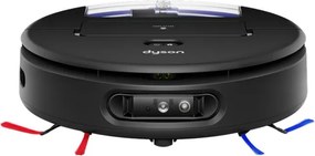 Прахосмукачка робот Dyson Spot+Scrub Ai 586183-01, 18000 Pa, 3 л, Сухо/мокро, Разпознаване на петна, Автоматична станция, Черен/Син