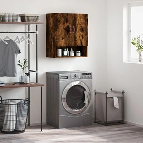 829889 vidaXL Стенен шкаф, опушен дъб, 60x31x70 см, инженерно дърво