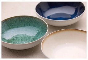 Бяла/зелена глинена купичка 900 ml Gastro White/Green – Bitz