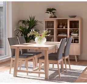 Матова лакирана дъбова маса за хранене , 170 x 95 cm Brooklyn - Rowico