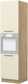 Висок подов шкаф за фурна Modena K23-60-2KR-Oak - Beige