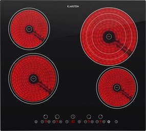 Klarstein VIRTUOSA керамичен стъклен котлон вграден в печката 6500W 59х52см