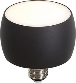 E27 LED декоративна крушка черна 6W 370 lm 3000K
