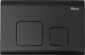Комплект стелаж за вграждане с бутон Rea F Black