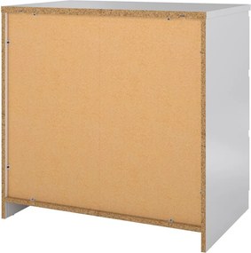 Бял скрин 77x76x50 cm Naia – Tvilum