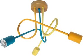 Детски плафониер OXFORD 3xE27/15W/230V, монтаж на таван