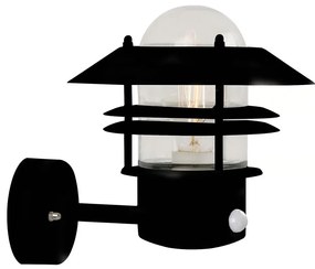Nordlux - Екстериорен аплик със сензор BLOKHUS 1xE27/60W/230V IP54