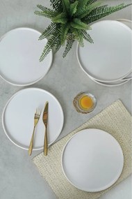 Бели керамични чинии в комплект от 6 бр. ø 27 cm – Hermia