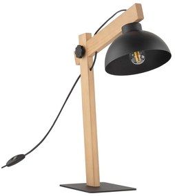 Настолна лампа OSLO 1xE27/15W/230V бор/черен
