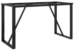 357887 vidaXL Крака за трапезна маса, O-рамка, 140x60x73 см, стомана