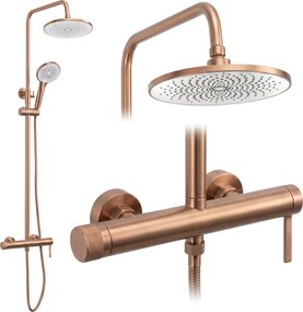 Комплект за душ Rea Rivo Brush Copper