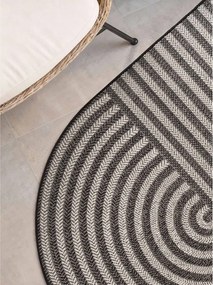 Черен/кремав килим за открито и закрито 160x230 cm Haringey Woodfield – Ted Baker