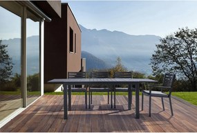 Алуминиева градинска маса за хранене 90x160 cm Hilde – Bizzotto