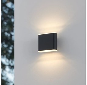 Eglo 901025 - LED Екстериорен аплик GRUTTI 2xLED/2,9W/230V IP65