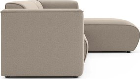 Светлокафяв ъглов диван (десен ъгъл) Merid – Ropez