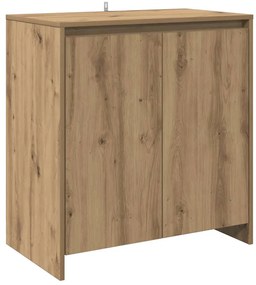 856777 vidaXL Сайдборд, дъб артизан, 70x41x75 см, инженерно дърво