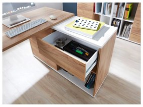 Работна маса от дъб 120x117 cm Lioni - Germania