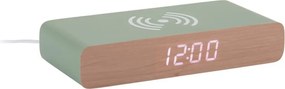 Дигитална аларма с безжично зарядно Retro Flat LED – Karlsson