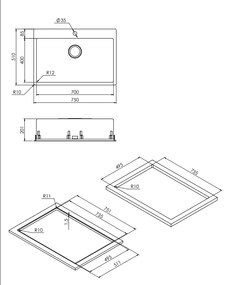 мивка Apell Linear Plus
