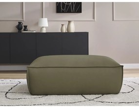 Зелена табуретка от изкуствена кожа Boheme – Bobochic Paris