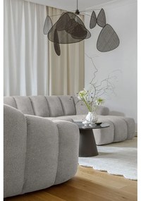 Светлосив ъглов диван (ляв ъгъл/U форма) Shell – Miuform