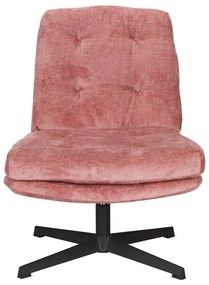Розово въртящо се кресло Kai – White Label