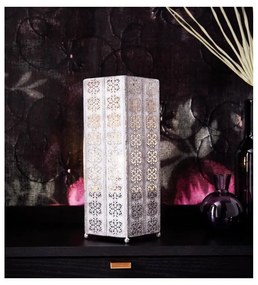 Сива настолна лампа , височина 33,5 cm Agra - Markslöjd