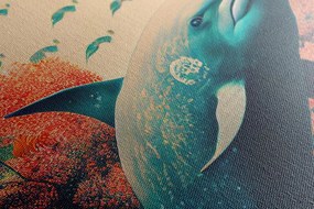 Картина на платно – Сюрреалистични делфини