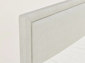 Кремаво боксспринг легло 160x200 cm с място за съхранение Fresco – Maison de Rêve