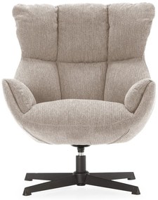 Кремаво кресло Odette – Marckeric