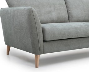 Светлосив ъглов диван (десен ъгъл) Oslo - Scandic