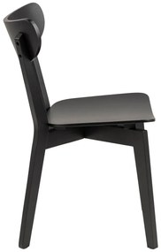 Черен трапезен стол Roxby - Actona