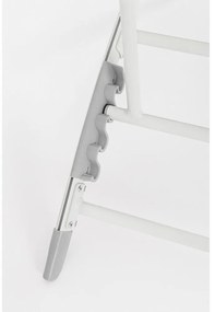 Бял градински шезлонг метален Taylor – Bizzotto