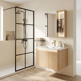 Комплект мебели за баня с мивка Sora DE07-70 Oak 70CM