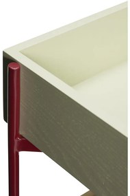 Количка от ясенова дървесина на колела 42x37 cm Fresh - Hübsch