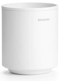 Стойка за четки за зъби Brabantia MindSet 1005685, Лесно почистване, Широк отвор, Минерално покритие, Бял